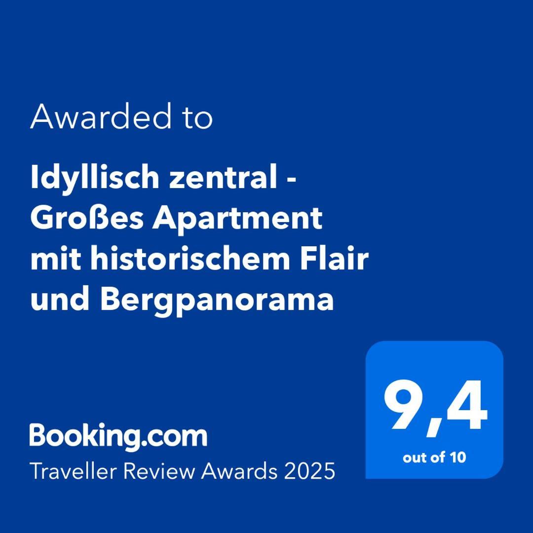 Idyllisch Zentral - Grosses Mit Historischem Flair Und Bergpanorama Apartment *